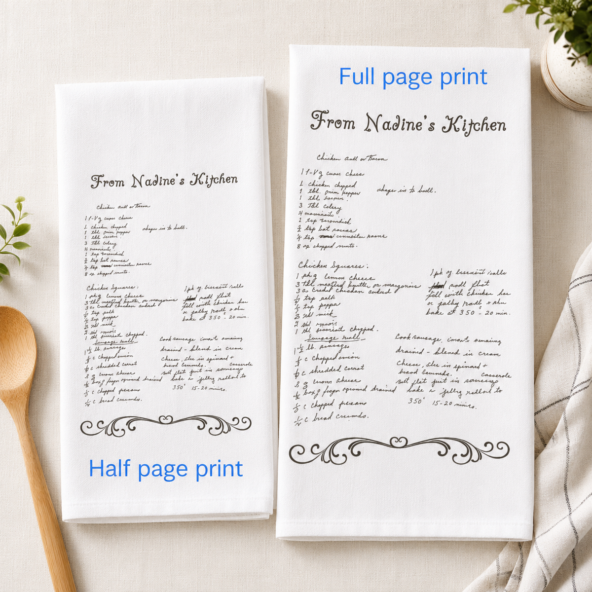 Custom Tea Towels/Family Recipe kitchen towels/Handwriting recipe towels/Personalized recipe towels/Family Heirloom gift 60b1cbc0-286d-4eee-8dc3-bdb94541efcb-27eb1337-0d76-4f7e-a906-3e3d58342434.png