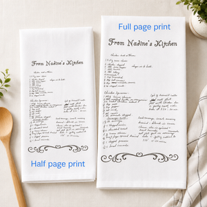 Custom Tea Towels/Family Recipe kitchen towels/Handwriting recipe towels/Personalized recipe towels/Family Heirloom gift 60b1cbc0-286d-4eee-8dc3-bdb94541efcb-27eb1337-0d76-4f7e-a906-3e3d58342434.png