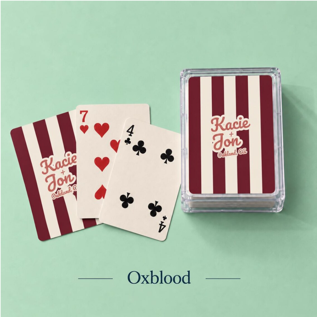 Personalized Retro Striped Playing Cards – Custom Family Name Card Deck, Lake House Cabin Gift, Girls Trip Keepsake, Wedding & Anniversary Gift 60c9a6f1-6a1b-4b66-96b1-ed43c02cd115-9.png