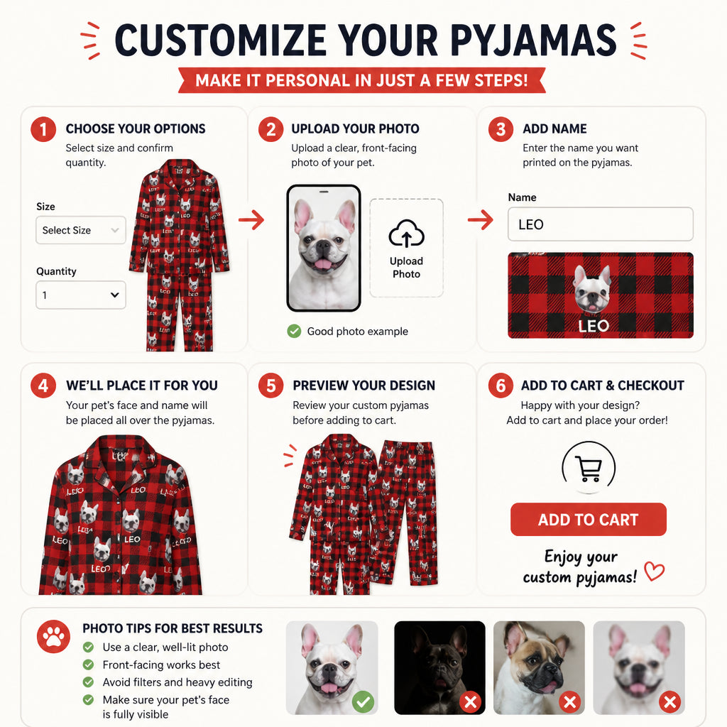Custom Pet Face + Name Pajamas – Snowflake Badge Pattern - Personalized Pyjamas 60e9d550-52f7-4b46-a909-2a555a927b2b.jpg