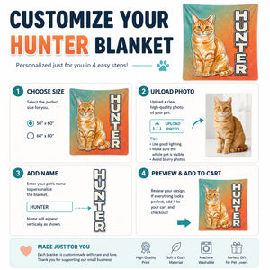 Custom Cat Portrait Name Blanket – Pop Outline Edition - Personalized Blanket 60f00e0b-63c5-467e-8de4-1ea273d7bbc7.jpg
