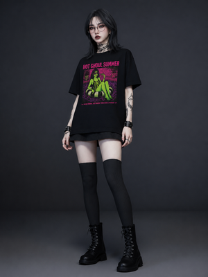 Hot Ghoul Summer Shirt Spooky halloween Girl In Floaty, Summer Goth Summerween shirt 611802b4-27bd-4555-b6c5-3cb63f455b3e-851cc264-29c1-4374-8de2-4074bddae441.png