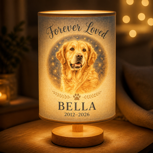 Forever Loved Pet Memorial Photo Lamp - Personalized Custom Fabric Lamp 612b613c-50bc-4a3f-a4dc-3e6dc67f4615.png