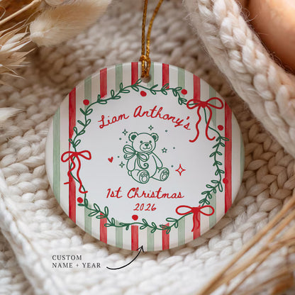 First Christmas Ornament Baby Boy or Girl, Personalized Name Newborn Keepsake for 1st Xmas 612dbec3-2edb-4170-96b2-bb413f156710-ghgf-2-.jpg