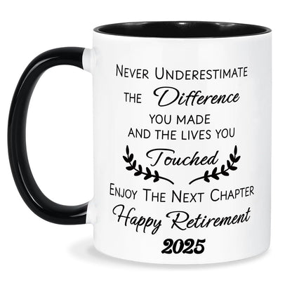 Retirement Gift for Woman Men, Funny Retirement Mug, Custom Retirement Gifts for Women Men 2025, Coworkers, Friends, Teacher, Boss, Sisters, Mom, Retired Gifts Coffee Cup