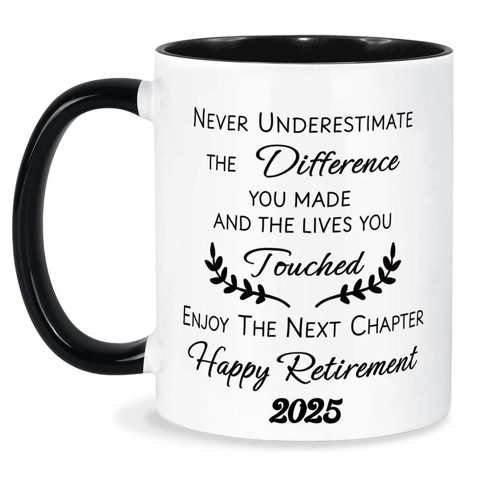 Retirement Gift for Woman Men, Funny Retirement Mug, Custom Retirement Gifts for Women Men 2025, Coworkers, Friends, Teacher, Boss, Sisters, Mom, Retired Gifts Coffee Cup