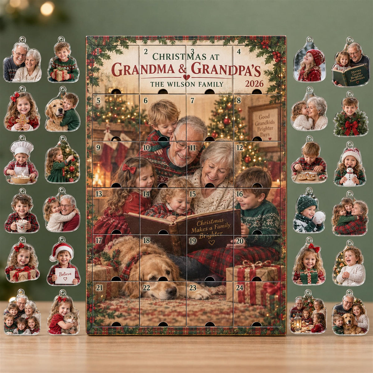 Personalized Grandparents Advent Calendar with 24 Custom Photo Acrylic Ornaments, Christmas Gift for Grandma Grandpa, Grandkids Keepsake 613e08a2-0c2f-4070-9ddd-4096426d6a09-il_fullxfull.8647630853_cpqe.jpg