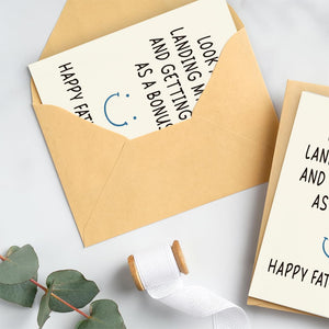 Funny Fathers Day Card & Gifts from Daughter or Son | Dad Gifts for Fathers Day | Happy Father's Day Card & Gift for Dad | Father's Day Decorations