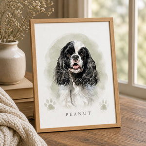 Custom Watercolor Pet Portrait Picture Frame Print - Personalized Picture Frame 6153f255-917c-43a3-90ff-562efd334079.jpg