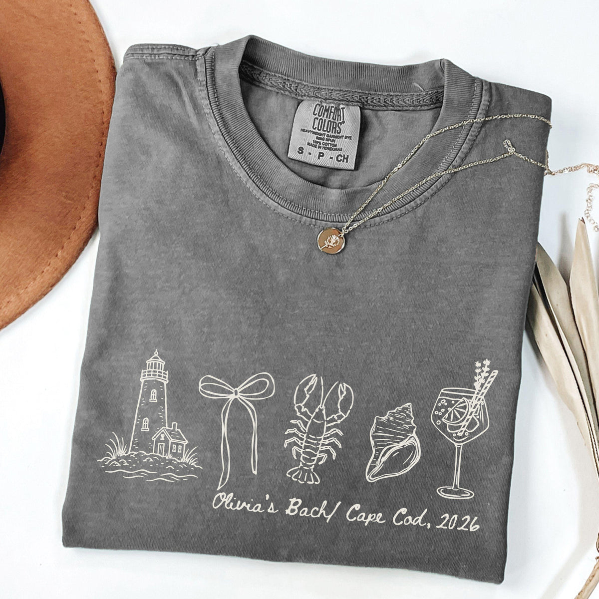 Cape Cod Bachelorette Shirt, Coastal Bride Tee, New England Bach Party, Lobster Lighthouse Comfort Colors T-Shirt 6157b026-712d-4044-884e-082f5e5d5c24-11.jpg