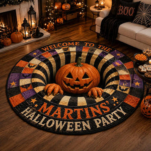 Personalized 3D-Look Pumpkin Halloween Rug, Round Quilted Floor Mat with Custom Family Name 615fc23f-6f27-47d3-922d-bf27fd7fe40f-vbnbvnbv-2-.webp