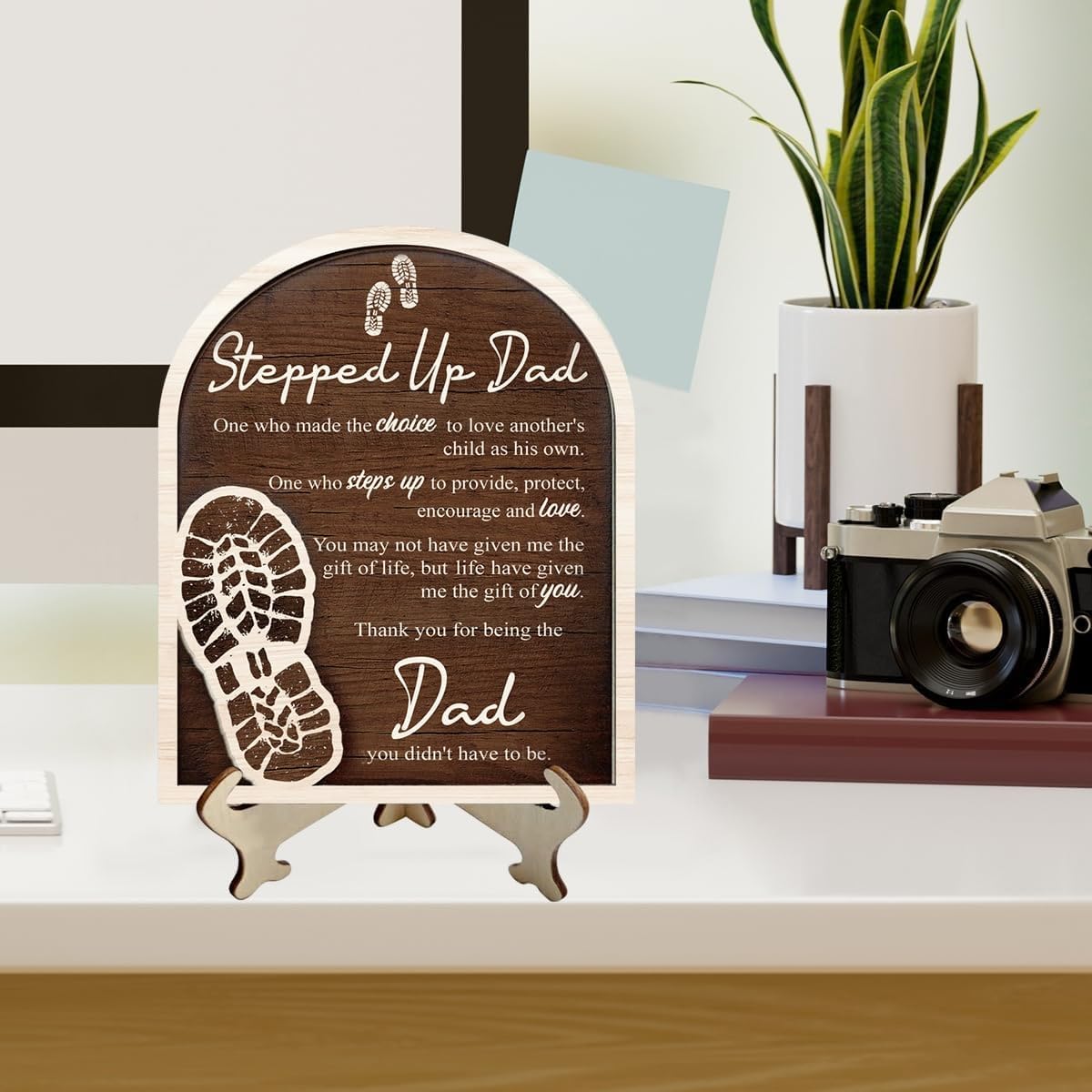 Stepped Up Dad Definition Wood Sign, Step Dad Sign, Stepdad Definition Wooden Plaque, Stepped Up Dad Gifts, Gifts For Step Dad, Father's Day Gift Step Dad, Step Up Dad Father's Day Gift, Stepdad Gifts