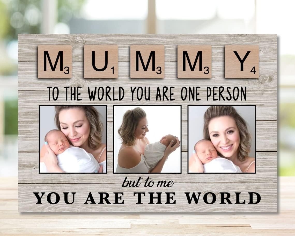 Personalized Mom Gift - Mommy To The World You Are One Person Canvas, Happy Mothers Day Gift From Son