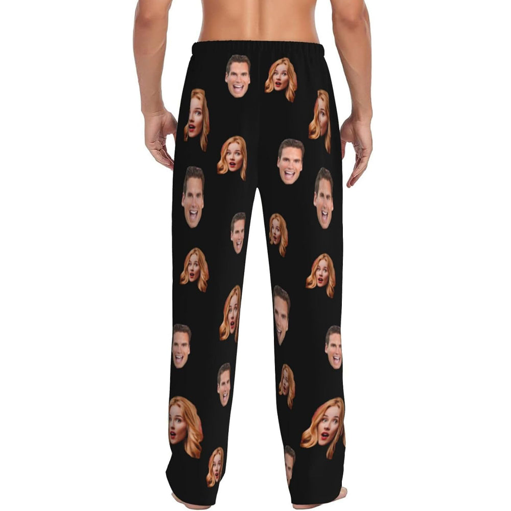 Personalized Pajamas Pants For Men Custom Funny Pajama Pants Pajama Bottoms Sleepwear With Photo Face Text