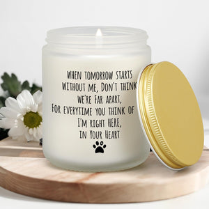 Dog Memorial Gifts for Loss of Dog, Pet Loss Gifts, Sympathy Candle for Cats Doggie Passing Away, Bereavement Remembrance Grief Condolence Present for Pet Lovers Friends Families in Memory of Doggie
