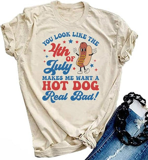 4th of July Shirts Women American Flag Patriotic T-Shirts USA Star Stripes Graphic Tee Tops