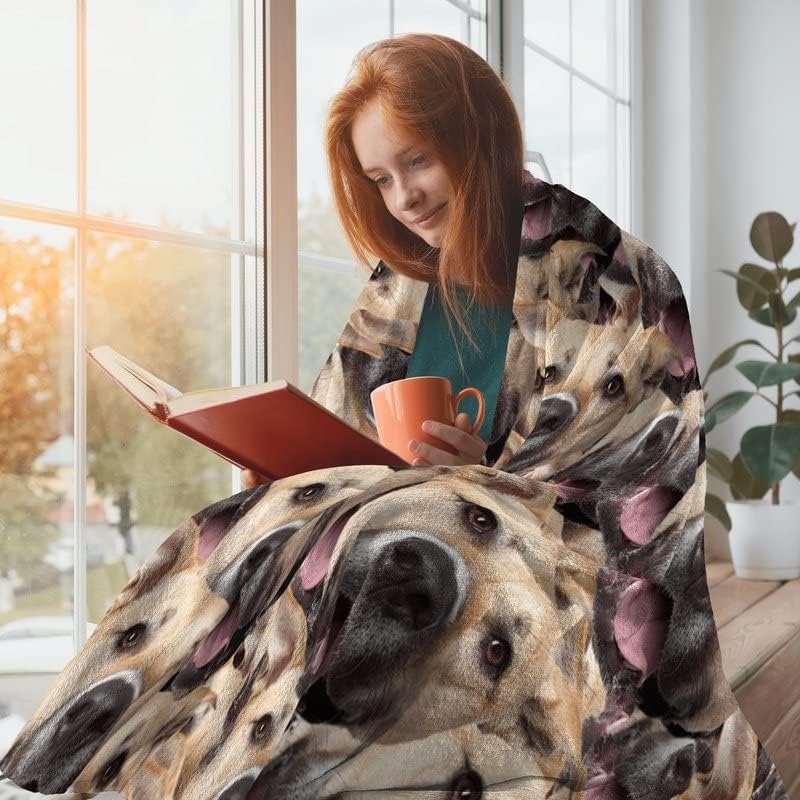 Custom Blankets with Pets Photos Personalized Funny Dog Cat Pattern Novelty Throw Blanket Decorated Print On Super Soft Plush Customized Blanket for Couch, Bed, Sofa Warm and Cozy for All Seasons