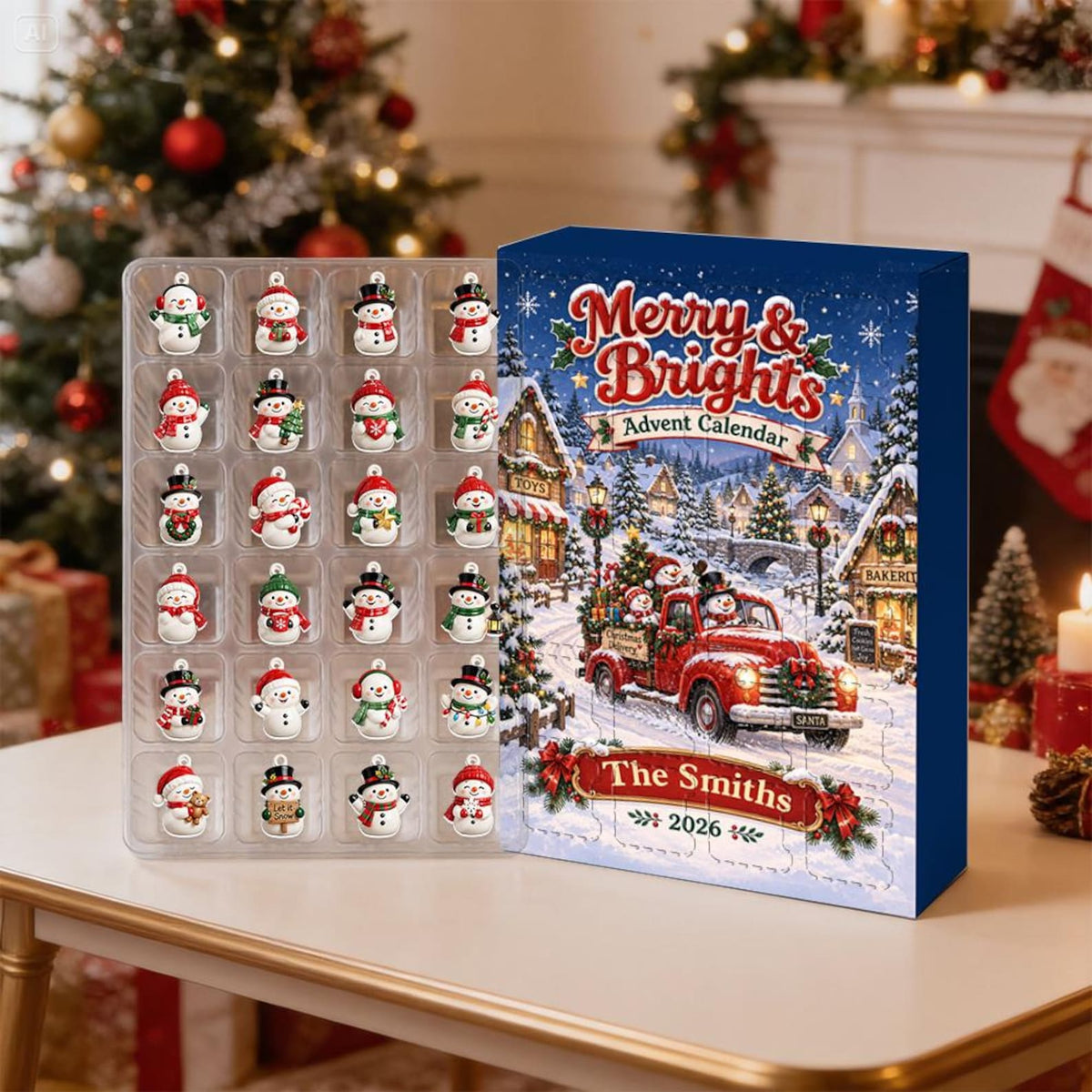 Personalized Snowman Advent Calendar 2026, 24 Acrylic Charms, Custom Family Name, Winter Countdown Keepsake 61873853-ef1f-4dd6-b8bd-a0cbecc03dcd-il_1588xN.8567760027_oxjx.jpg