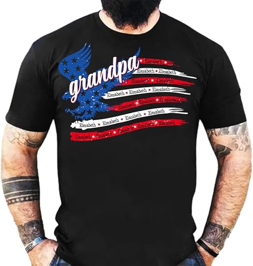 Pesonalized Papa Shirt, Dad Shirt, Shirt for Dad Papa, Father Day Shirt for Dad Papa, Papa Gift