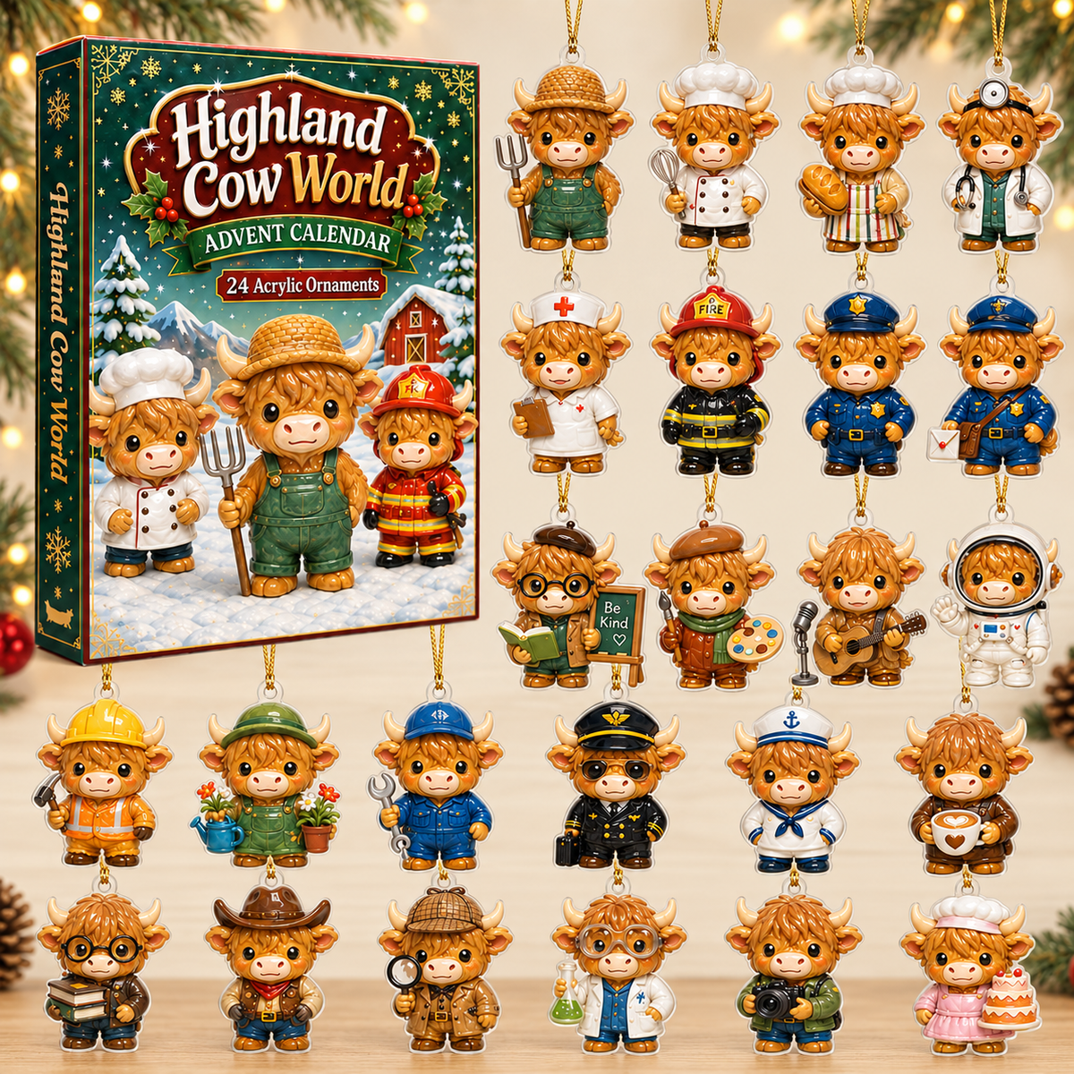 Highland Cow World Advent Calendar 2026 - 24-Day Festive Countdown, Acrylic Charms Blind Box - Gift For Highland Cow Lovers 618d4fd7-fc7f-4a4b-8321-7098b6f0526e-cow-box-charms.png