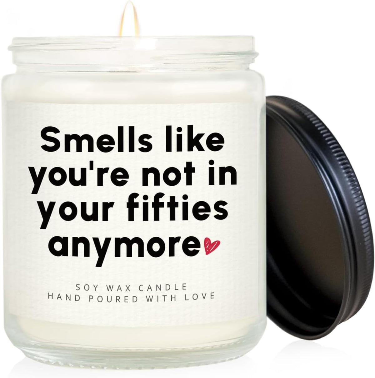 Funny 60th Birthday Gifts for Women Men- Handmade Lavender 60th Birthday Candle- 60th Birthday Decorations, 60th Birthday Gift Ideas, Gifts for 60th Birthday Wife Husband Mom Sister Friend
