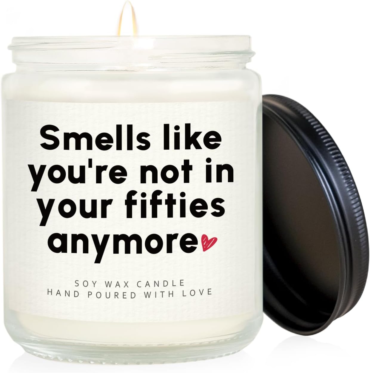 Funny 60th Birthday Gifts for Women Men- Handmade Lavender 60th Birthday Candle- 60th Birthday Decorations, 60th Birthday Gift Ideas, Gifts for 60th Birthday Wife Husband Mom Sister Friend