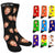 Custom Face Socks with Photo Novelty Crew Socks, Personalized Red Hearts Unisex Crew Sock Gifts for Men Women