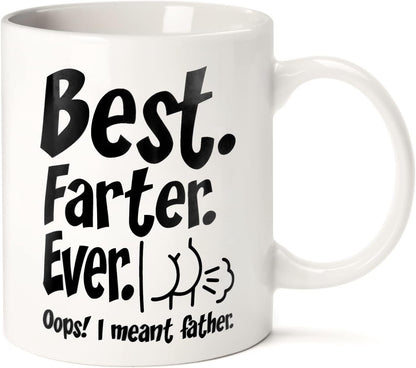 Best Farter Ever I Meant Father , Fathers Day Funny Gifts for Dad Husband Him from Daughter Son Kids Wife -,Birthday, Anniversary Gag Presents Ideas for PaPa Step Dad
