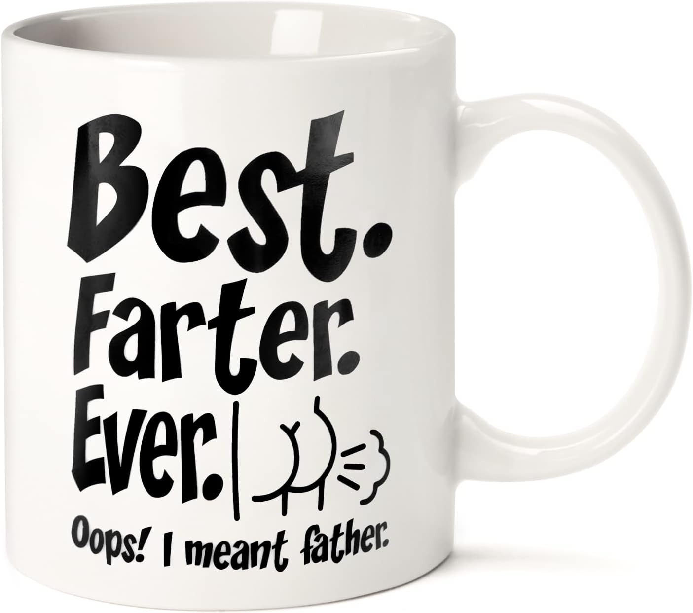 Best Farter Ever I Meant Father , Fathers Day Funny Gifts for Dad Husband Him from Daughter Son Kids Wife -,Birthday, Anniversary Gag Presents Ideas for PaPa Step Dad