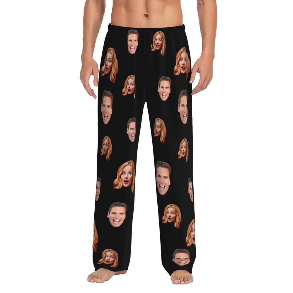 Personalized Pajamas Pants For Men Custom Funny Pajama Pants Pajama Bottoms Sleepwear With Photo Face Text