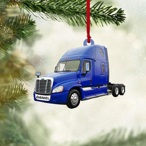 Personalized Truck Ornament for Christmas Tree Acrylic for Xmas Tree Decor Customized Hanging Gifts