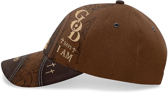God Says I Am Personalized Classic Cap - Christian Gifts for Men and Women - Custom Gift for Morthers, Fathers Day, Birthday