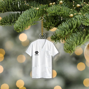 Custom Vet Tech Christmas Ornaments 2025, Personalized Christmas Vet Tech Gifts, Custom Veterinarian Technician Xmas Ornaments, Gifts for RVT, Veterinarian Technician Decorations