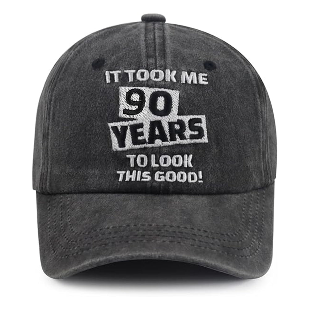 It Took Me 80 Years to Look This Good Hat for Women Men, Custom Any Year Baseball Cap 80th Birthday Cap Adjustable Embroidered Baseball Cap