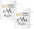 Custom Year Wedding Gifts for Couple, 60th Anniversary Ideal Gifts for Wife Husband Parents Couple Grandparents, Custom Year Anniversary Engagement Gifts for couple, Anniversary Coffee Mug