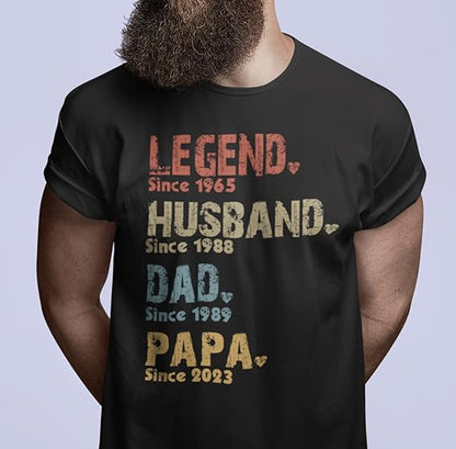 Custom Papa Shirt, Personalized Dad Grandpa Nickname with Kids Names Sweatshirt Hoodies, Gifts Fathers Day for Men