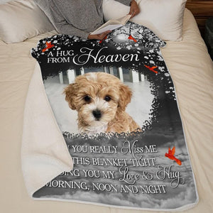 Our Love And Hugs, Custom Dog Memorial Blankets With Pictures, Personalized Photo Dog Blanket Gifts For Dog Lovers, Dog Memorial Gifts For Loss Of Dog, Pet Loss Gifts, Dog Throw Blankets 61SPd1OWx5L._AC.jpg