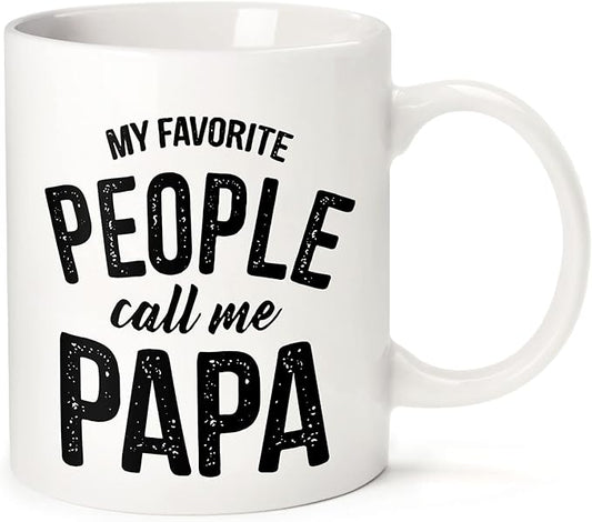 Fathers Day Dad Gifts from Daughter Son Wife, Funny Coffee Mug Personalized Gifts for New Dad Papa Grandpa Husband,Birthday Anniversary Retirement Christmas Stocking Stuffers