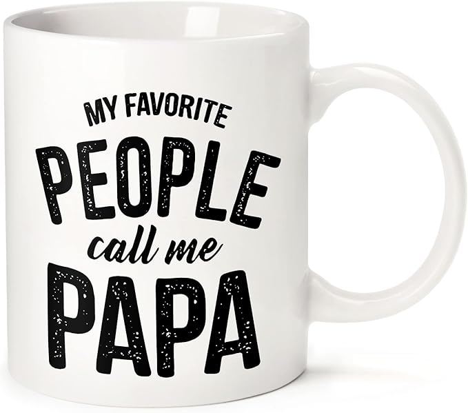 Fathers Day Dad Gifts from Daughter Son Wife, Funny Coffee Mug Personalized Gifts for New Dad Papa Grandpa Husband,Birthday Anniversary Retirement Christmas Stocking Stuffers