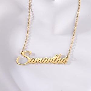 Custom Name Necklace Personalized Nameplate Customized Jewelry Gift for Women Mother's Day Gift For Mom Gift For Aunt Gift For Bestie