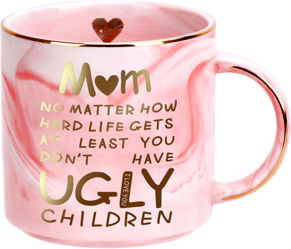 Mothers Day Gifts for Mom from Daughter Son Kids,Coffee Mug for Women,Funny Birthday Gifts for Mom Wife from Husband,Unique Retirement Anniversary Mothers Day Presents for Mama Stepmother