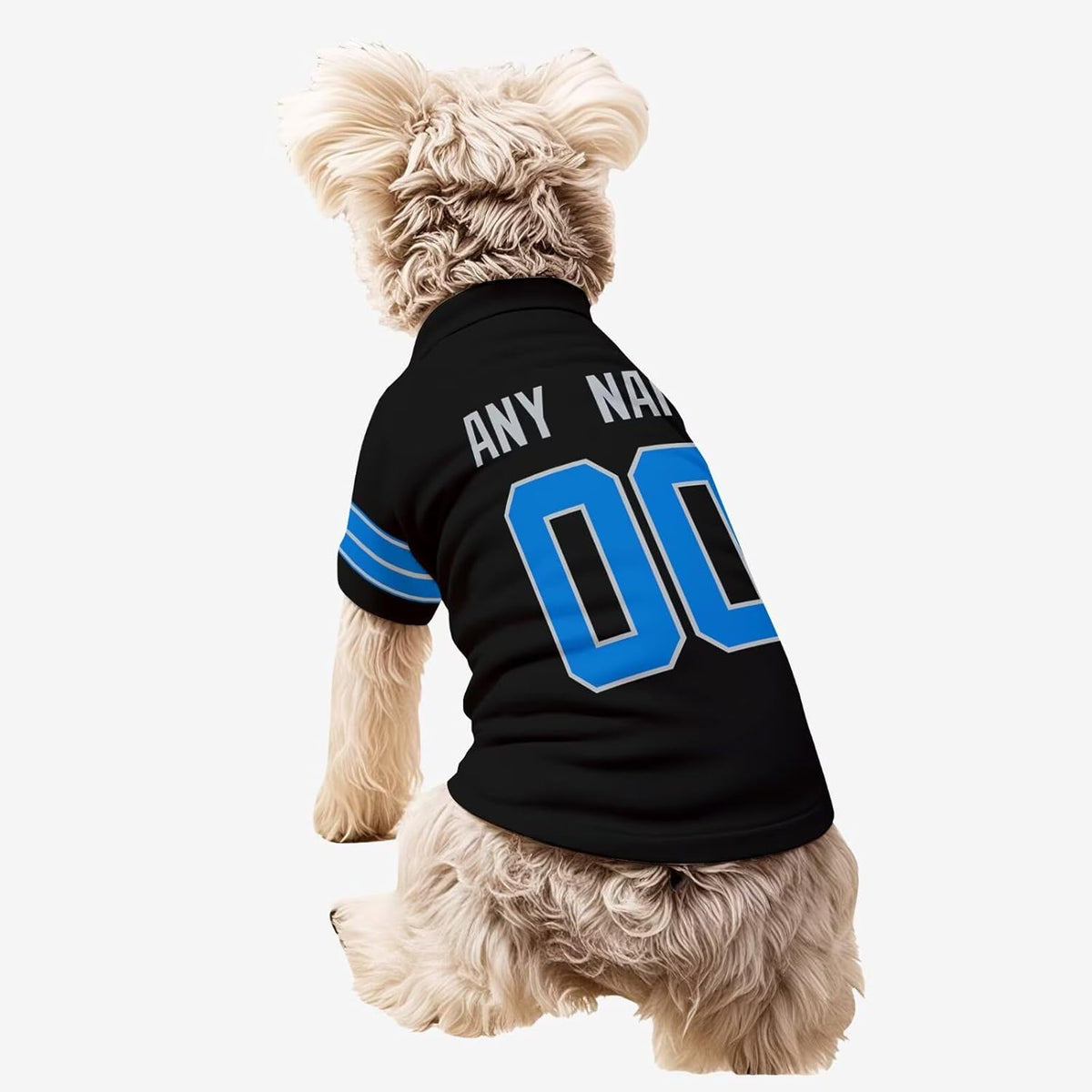 Dog T-Shirt Jersey Style Pet Clothes Custom Name and Number Gifts Custom Dog Shirt Gift For Dog