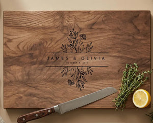 Personalized Walnut Cutting Board, Custom Wedding Gift, Engraved Couples Name, Bridal Shower 61a127b5-1146-4c8a-8f60-8a87b9bc54ea-DSFSDDGFDFDFG-1-.webp