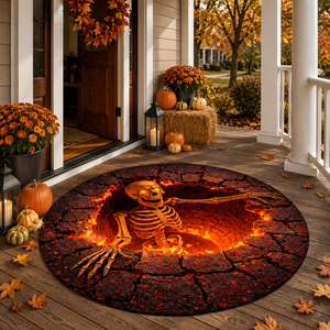 Inferno Skull Round Rug: Flaming Skeleton Illusion Carpet, Lava Stone 3D Gothic Bedroom Decor 61a18b46-0528-4ec0-b26b-4e0e9535b18a-banner-3.png