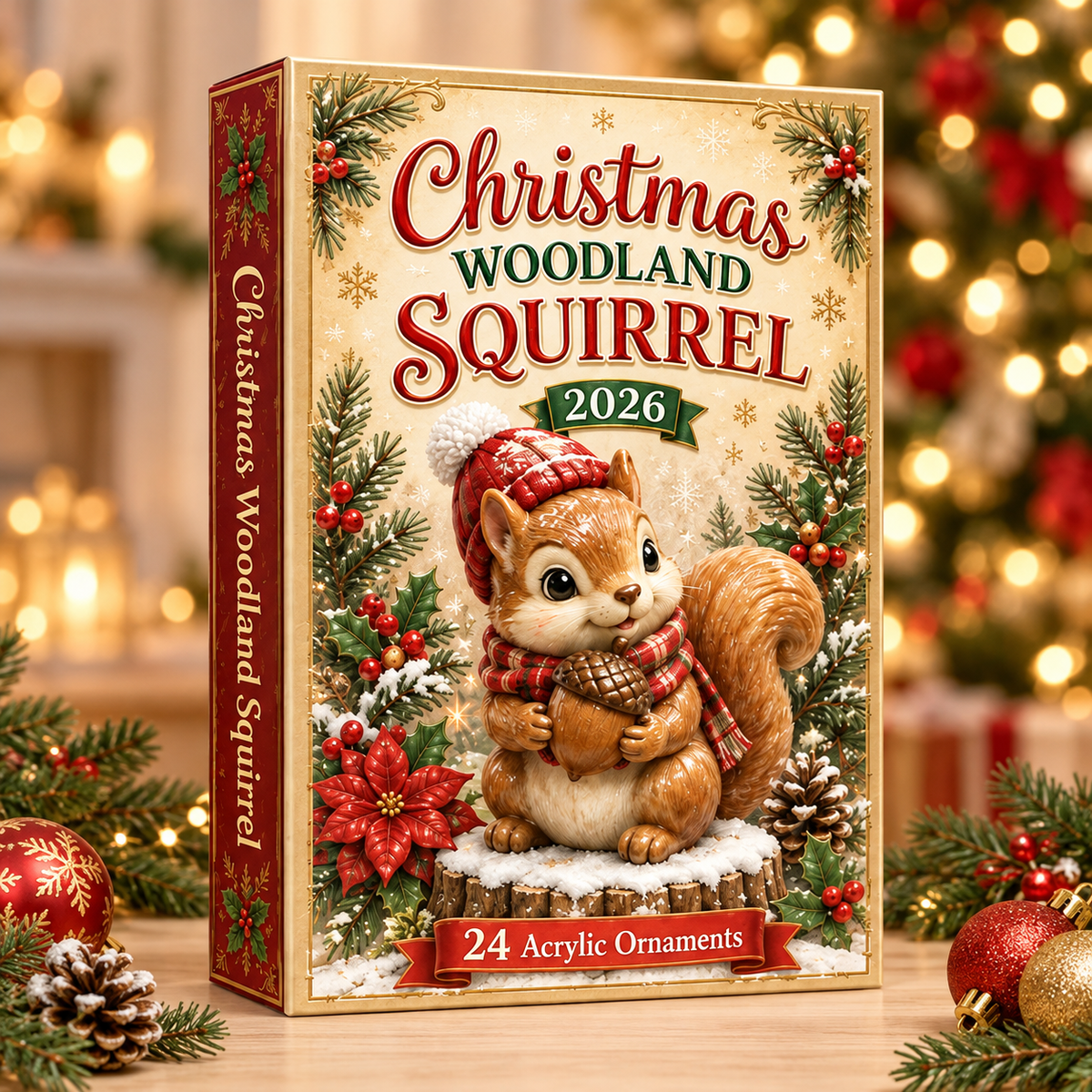 Christmas Woodland Squirrel Advent Calendar 2026 - 24-Day Festive Countdown, Acrylic Charms Blind Box - Gift For Woodland Lovers, Family & Friends 61b0ec09-f18c-4f05-b58d-978b2de93c6e-squirrel-box.png