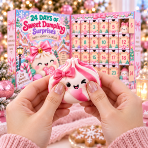 Pink Dumpling Advent Calendar 2026, 24 Days Squishy Christmas Countdown, Kawaii Surprise Toys, Cute Pink Holiday Gift for Girls 61c9d456-d1ac-47ef-a046-d677f25b003f-1867462d-ec75-4d62-b1f4-ebdb2f334514.png