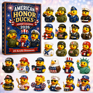 American Honor Rubber Duck Advent Calendar 2026 - 24-Day Festive Countdown, Acrylic Charms Blind Box - Gift For Family & Friends 61e27eb5-e004-4709-8e1c-514386deb0b3-ducks.jpg