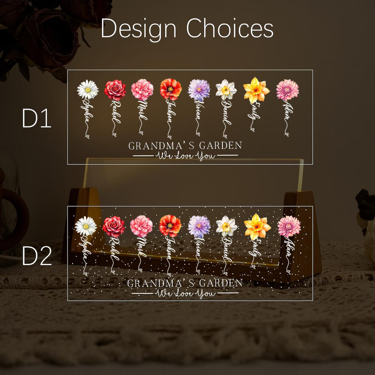 Custom Grandma's Garden LED Light: Birth Flower Night Light, Grandma/Nana/Mom Garden Lamp, Bedroom Decor, Mother's Day Gifts 61e32bb5-6286-4f41-ad28-c9ca7456e7e1-NKJDKJHA-2-.jpg