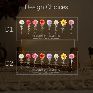 Custom Grandma's Garden LED Light: Birth Flower Night Light, Grandma/Nana/Mom Garden Lamp, Bedroom Decor, Mother's Day Gifts 61e32bb5-6286-4f41-ad28-c9ca7456e7e1-NKJDKJHA-2-.jpg