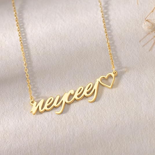 Custom Name Necklace Personalized Sterling Silver Necklaces for Women Customized Name Necklaces Pendant Jewelry Gifts for Women